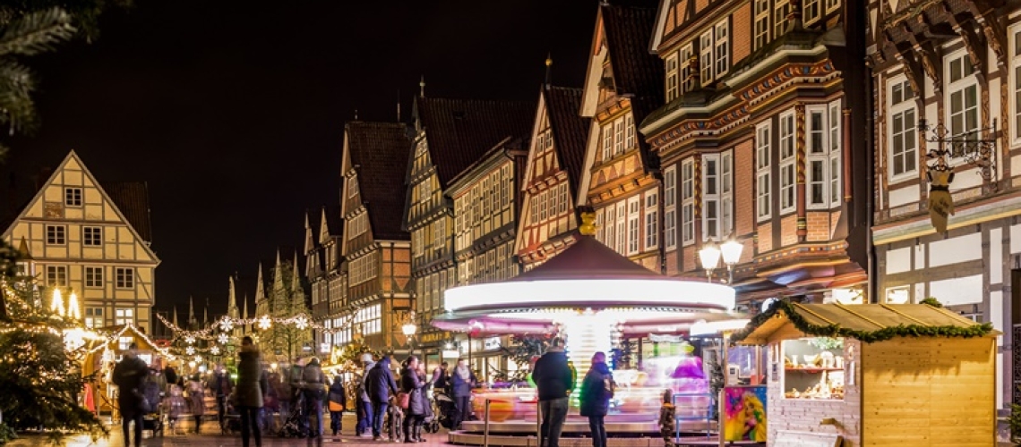 Charmante Fachwerkstadt Celle mit stimmungsvollem Weihnachtsmarkt