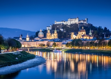 Salzburg bei Nacht