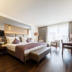 Das Imlauer Hotel bietet moderne und komfortable Zimmer 