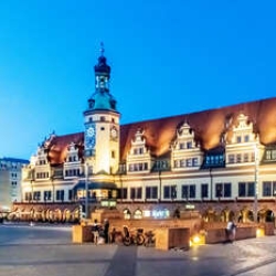 Zauberhafte und romantische Innenstadt Leipzigs