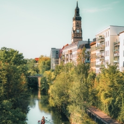 Stadtrundfahrt durch Leipzig mit Stippvisite im "kleinen Venedig" Plagwitz